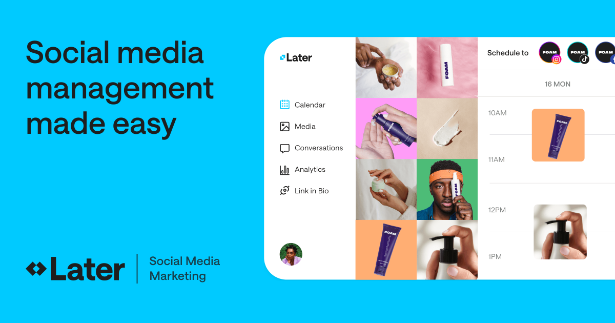 Later Social Media Managment Platform