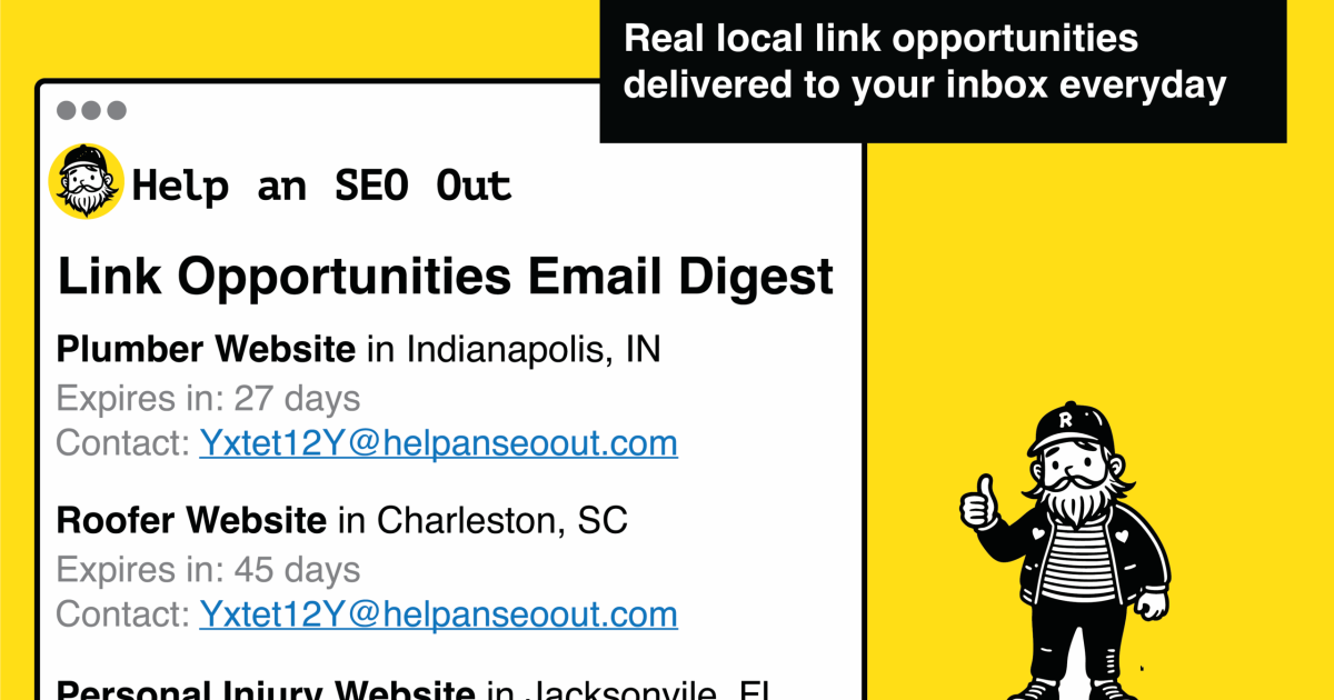 Help an SEO Out (HASO)