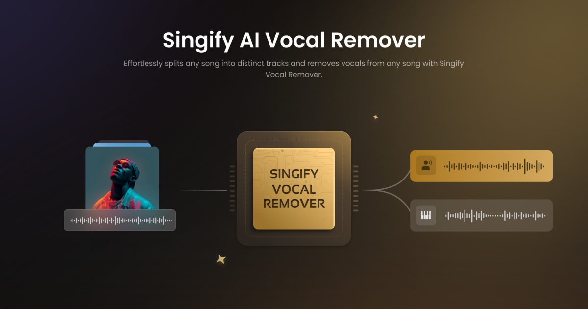 Singify Vocal Remover: Remove vocals from any song! 🎵